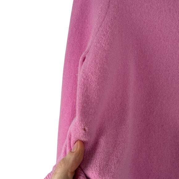 J Crew Everyday Cashmere Turtleneck Sweater Pink Preppy Miniamalist Womens XS - Picture 3 of 9
